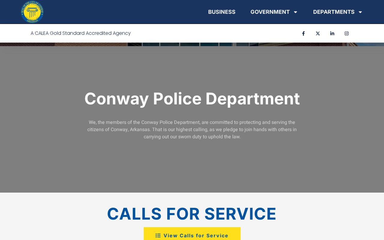 Conway Police contact source for Faulkner County warrant questions